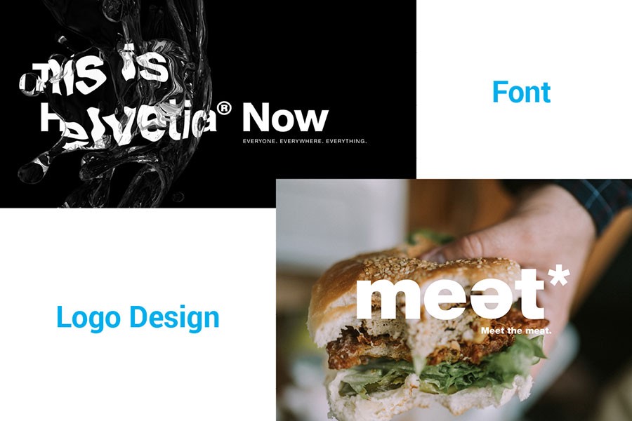 Helvetica Now in logo design