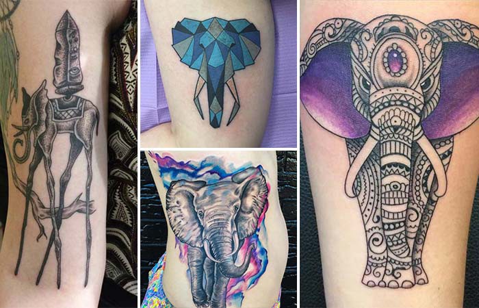 100+ Elephant Tattoo Model and Meanings of Elephant in Society