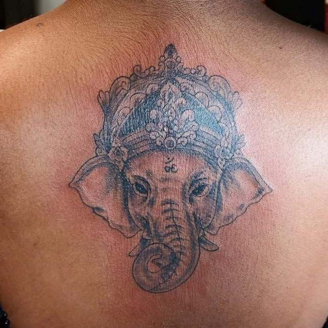 hindu god elephant tattoo