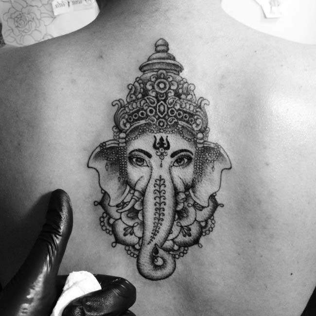 hindu god elephant tattoo