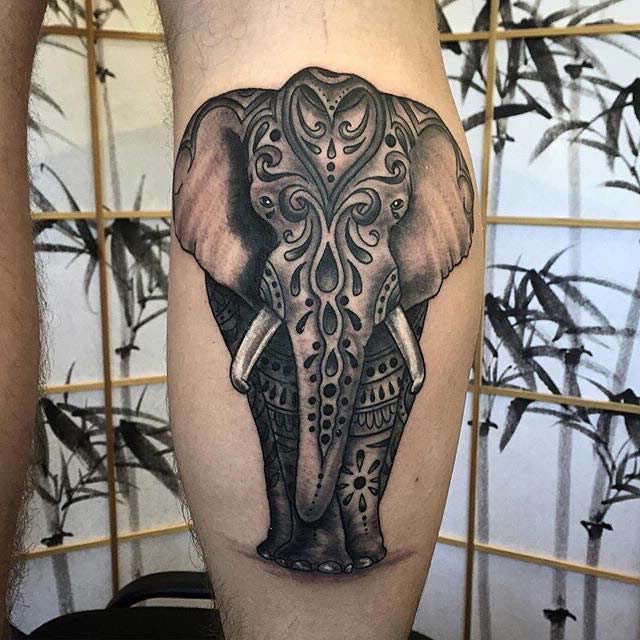 holy elephant tattoo
