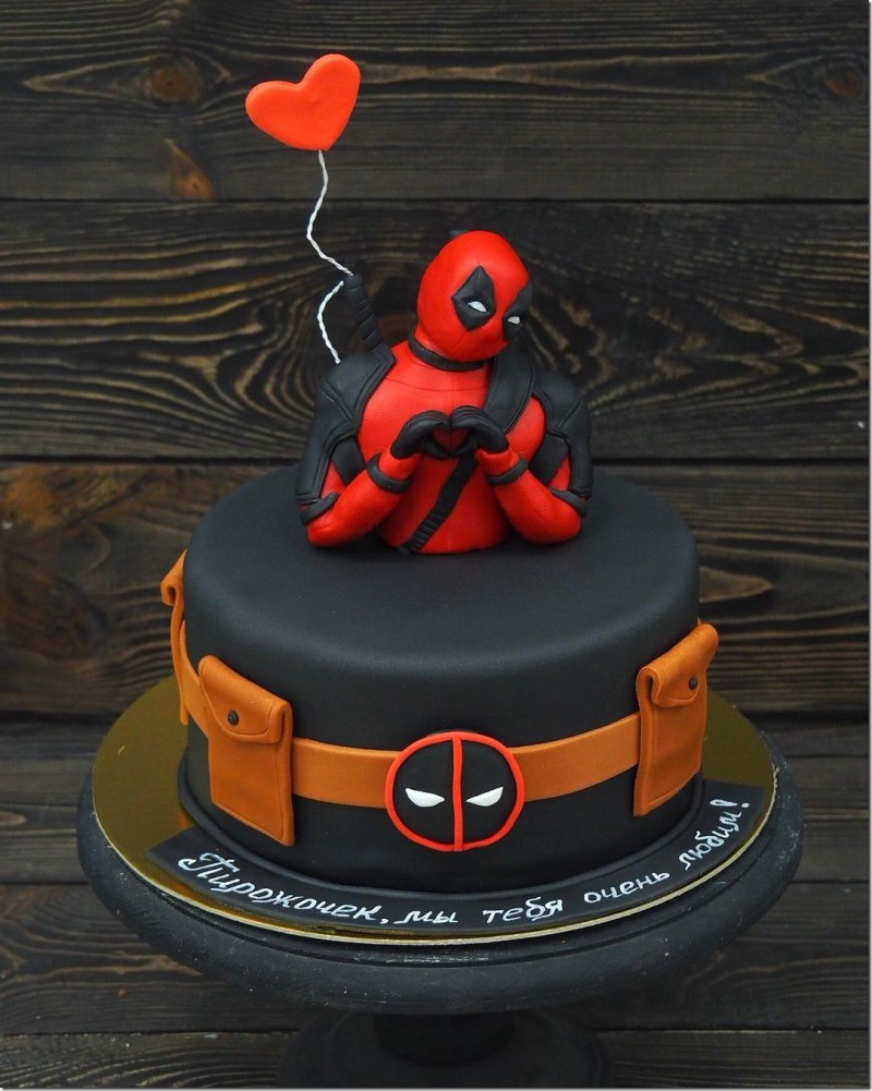 Superhero Birthday Cake Design