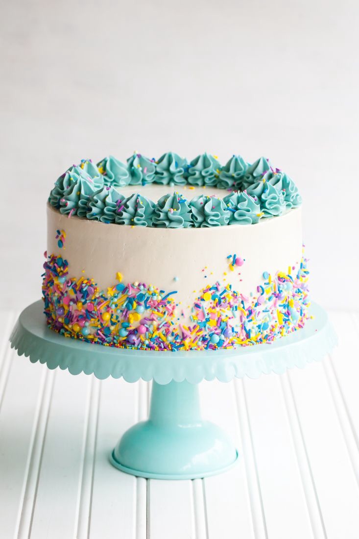 Whipped Cream Frosting Cake Image