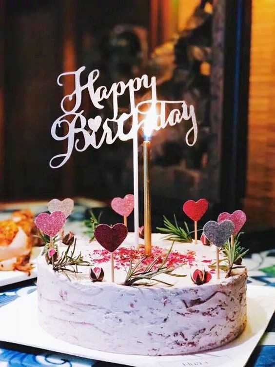 Simple beautiful Birthday cake design