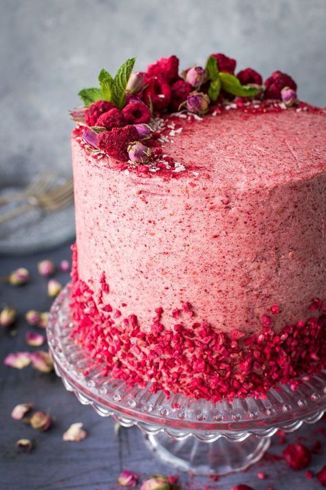 Strawberry Birthday cake image