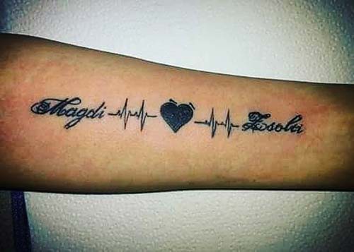lifeline name tattoo