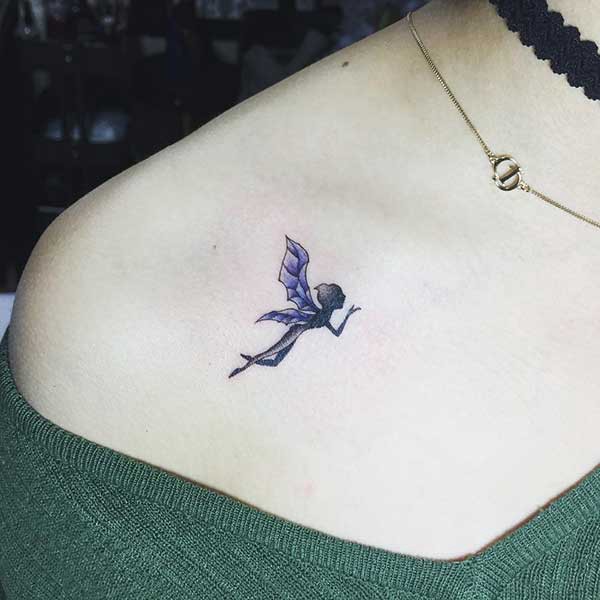 tiny fairy tattoo
