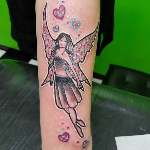 angel fairy sleeve tattoo tumblr