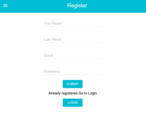 Create basic login forms using create react app module in reactjs