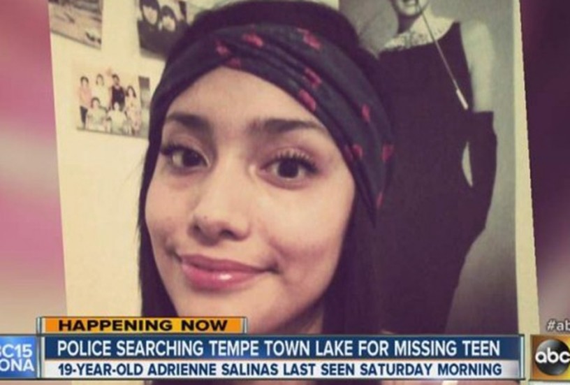 Police searched Tempe Town Lake with sonar in the attempt to locate Adrienne Salinas.