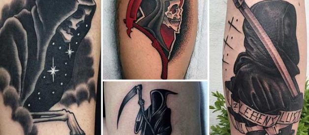 Death & Symbol Grim Reaper Tattoos