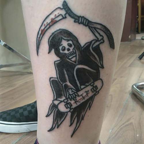 funny grim reaper tattoos grim reaper tattoos