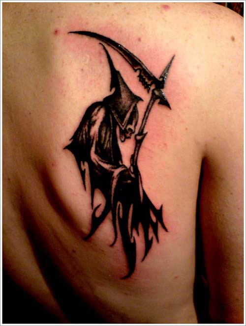 simple grim reaper tattoos