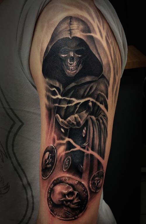 mystic grim reaper tattoos grim reaper tattoos