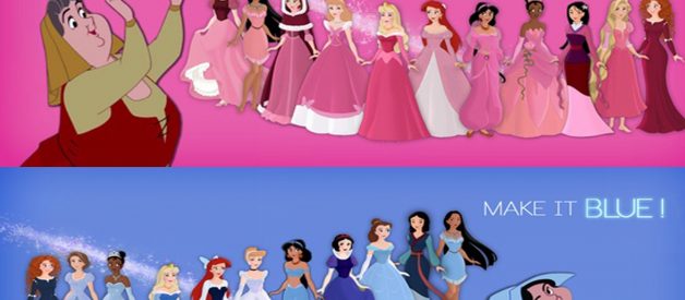 Disney Princesses and Color
