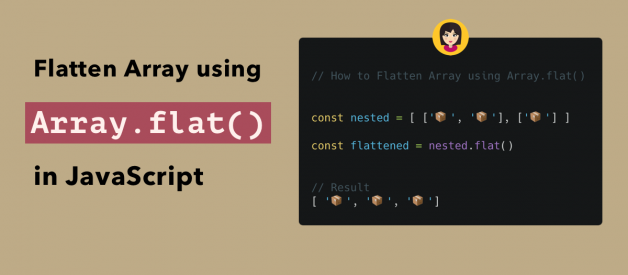 Flatten Array using Array.flat() in JavaScript