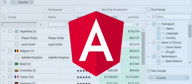 Get started with Angular Grid in 5 minutes