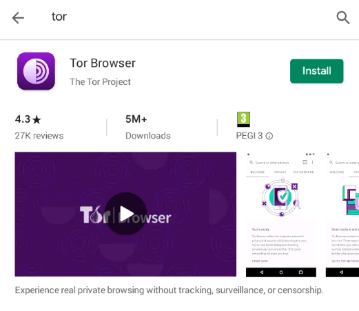 tor browser google play store
