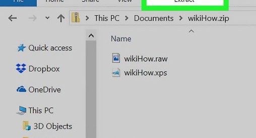 How to Extract a .Zip File Without WinZip