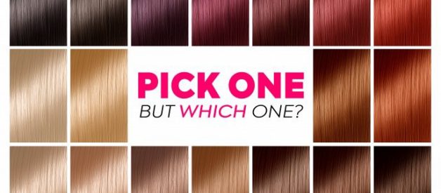 How to Pick the Best Hair Colour from the Hair Colour Chart
