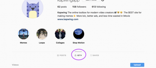 How to post to IGTV from desktop