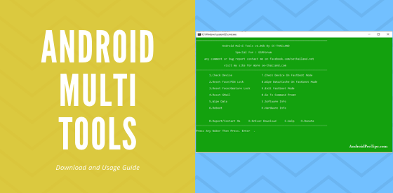 How to use Android Multi Tools — Download Latest Version Free