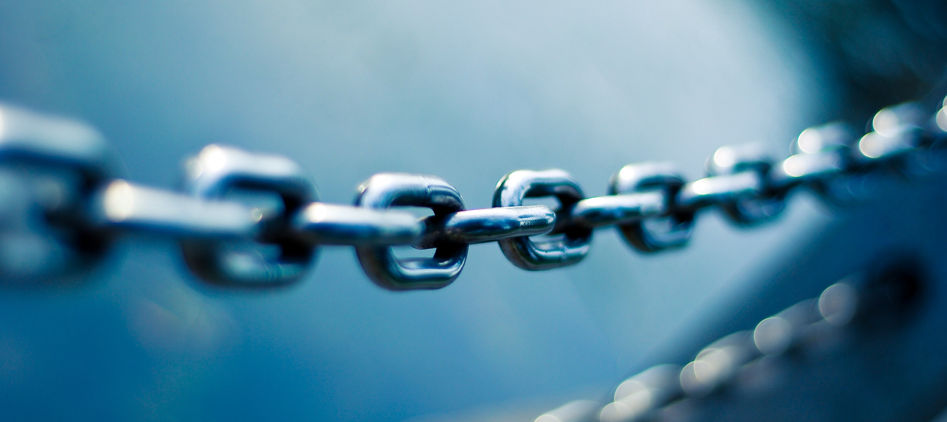 Photograph of a metal chain