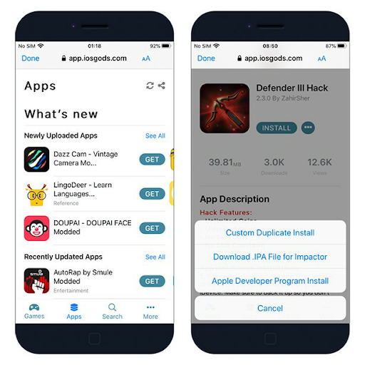 Install iOS Games, tweaks without jailbreak