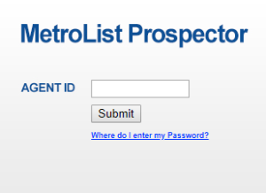 Metrolist Prospector login