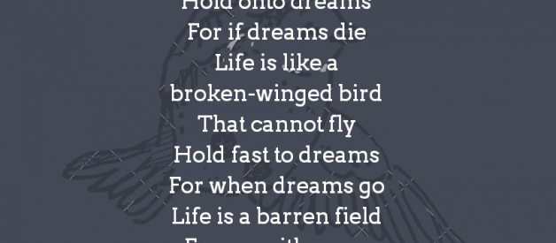 Motivational Poem Dreams By Langston Hughes