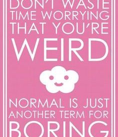 Normal People VS Weird People