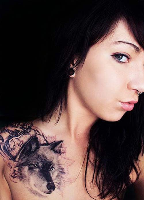 women shoulder tattoos woman shoulder tattoos 12