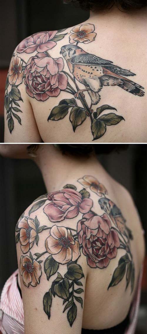 woman shoulder tattoos woman shoulder tattoos 28