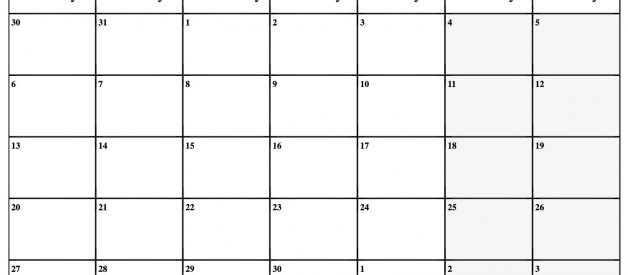 Printable April 2020 Calendar Templates