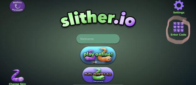 Slither.io Code List