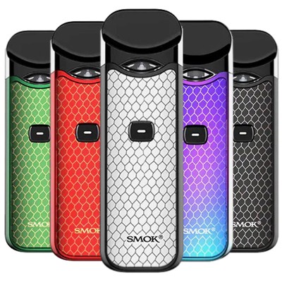 The Smok Nord in a variety of colors.