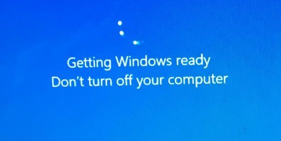 Solved: Getting Windows ready, Don’t turn off your computer