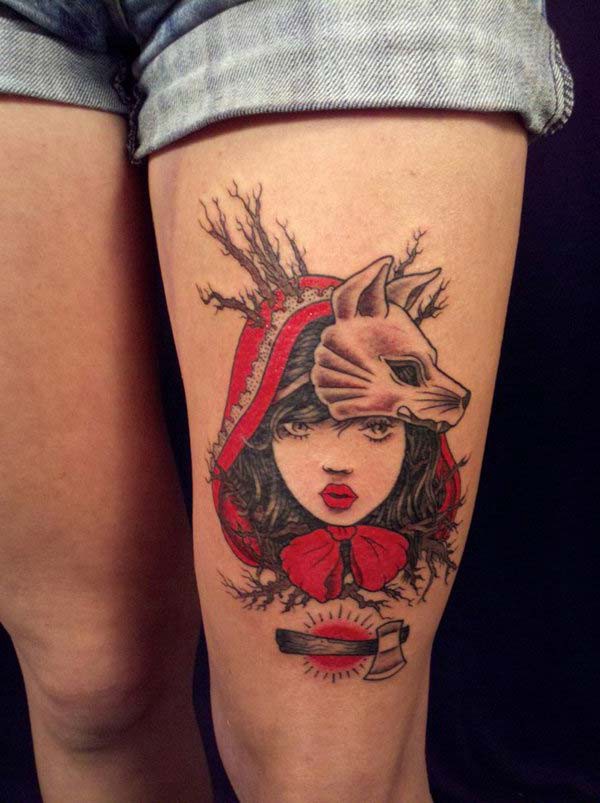 red riding hood tattoo