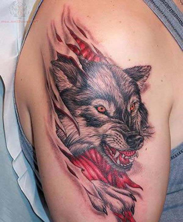 wolf claw tattoo