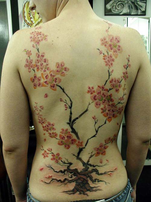 women back tree tattoos tumblr woman back tree tattoos