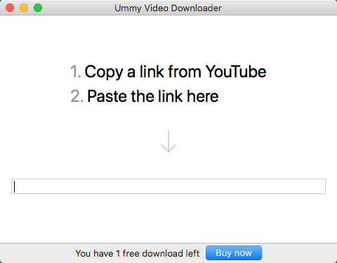 ummy video downloader interface 01