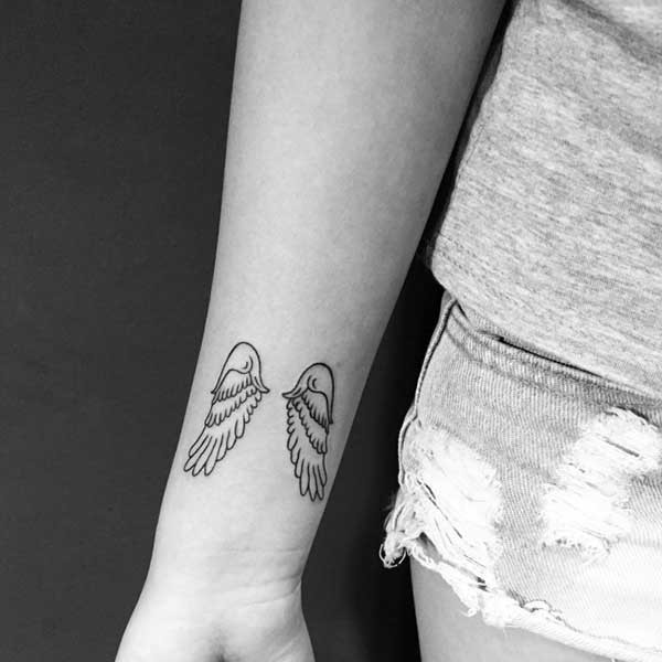 wing tattoo wrist tumblr